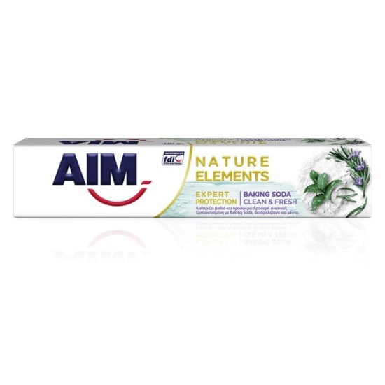 AIM ΟΔΟΝΤΟΚΡΕΜΑ 75ML NATURE ELEMENTS BAKING SODA