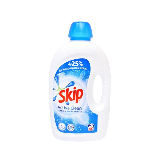 SKIP ΥΓΡΟ ΠΛΥΝΤΗΡΙΟΥ 42ΜΕΖ ACTIVE CLEAN 2,1L