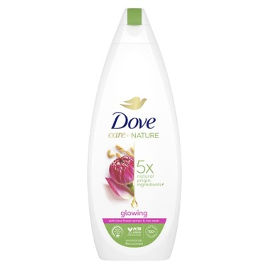 DOVE ΑΦΡΟΛΟΥΤΡΟ 600ml CARE BY NATURE GLOWING