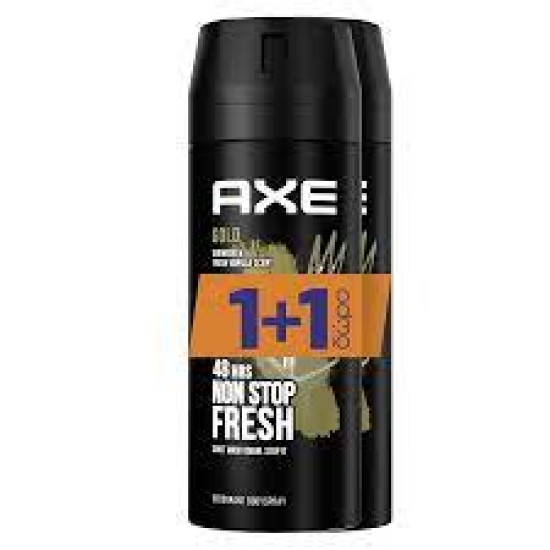 AXE BODY SPRAY 150ml (1+1) GOLD