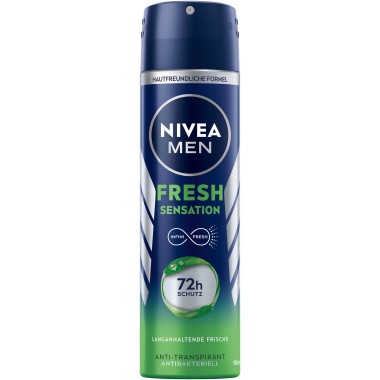 NIVEA BODY SPRAY MEN 150ml FRESH SENSATION 72H