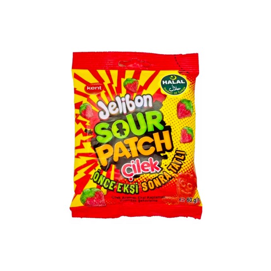 JELIBON SOUR PATCH 80GR STRAWBERRY