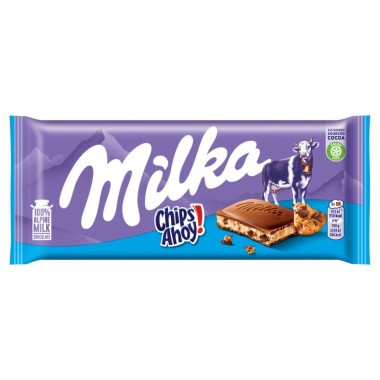 MILKA ΣΟΚΟΛΑΤΑ AHOY CHIPS 100gr - 22