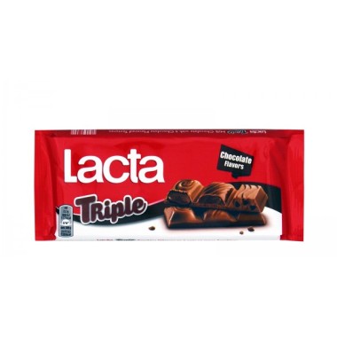 LACTA ΣΟΚΟΛΑΤΑ TRIPLE CHOCO 90gr