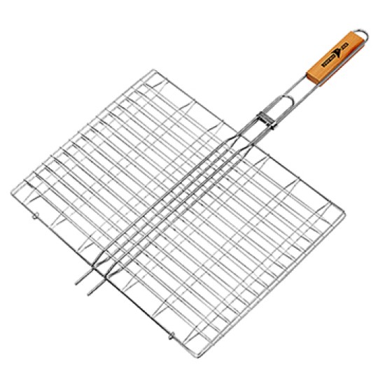 TNS ΣΧΑΡΑ BBQ 38X28cm ΜΕ ΞΥΛΙΝΗ ΛΑΒΗ 1TEM