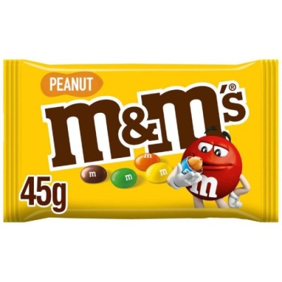 M&M'S PEANUT ΟΛΟΚΛΗΡΟ ΦΥΣΤΙΚΙ 45G ΛΗΞΗ 17/05/26