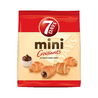 7DAYS MINI ΚΡΟΥΑΣΑΝΑΚΙΑ 185GR ΚΑΚΑΟ