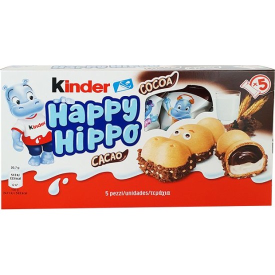 KINDER HAPPY HIPPO 5X20,7G (103gr) X10TEM