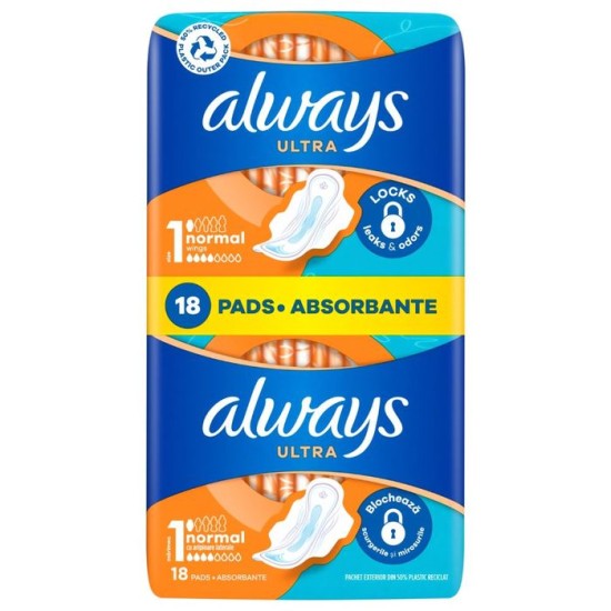 ALWAYS ΣΕΡΒΙΕΤΑ DUO ULTRA DAY NORMAL 20pcs