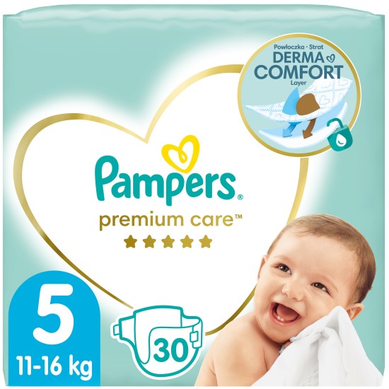 PAMPERS PREMIUM CARE ΠΑΝΕΣ No5 30TEM 11-16K