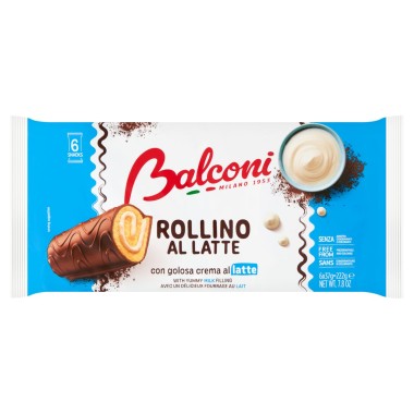 BALCONI ROLLINO AL LATTE 6X37GR ΚΡΕΜΑ ΛΑΤΕ
