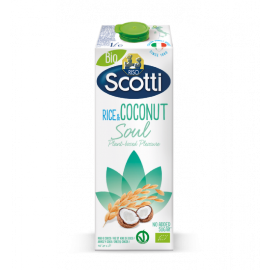 SCOTTI ΦΥΤΙΚΟ ΓΑΛΑ ΡΥΖΙΟΥ 1lt ΧΩΡΙΣ ΖΑΧΑΡΗ ΜΕ ΚΑΡΥΔΑ