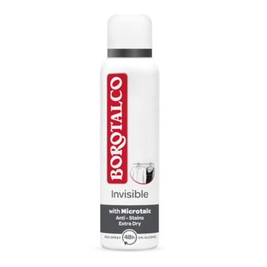 BOROTALCO BODY SPRAY 150ml INVISIBLE