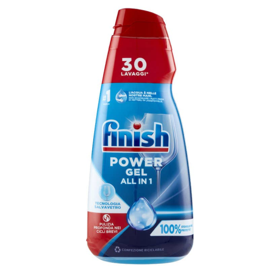 FINISH GEL ALL IN 1 30ΜΕΖ 600ml ALL IN 1 BRILLIANCE