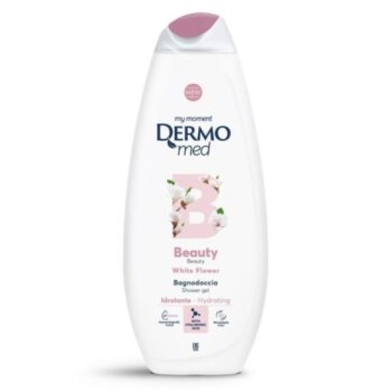 DERMOMED SHOWER GEL 650ml BEAUTY WHITE FLOWER