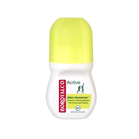 BOROTALCO ROLL ON 50ml ACTIVE YELLOW (CITRUS)