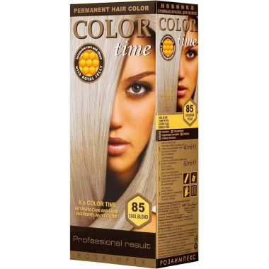 COLOR TIME ΣΕΤ ΒΑΦΗ ΜΑΛΛΙΩΝ Ν.85 ΞΑΝΘΟ ΨΥΧΡΟ 115ml