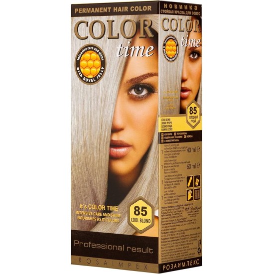 COLOR TIME ΣΕΤ ΒΑΦΗ ΜΑΛΛΙΩΝ Ν.85 ΞΑΝΘΟ ΨΥΧΡΟ 115ml