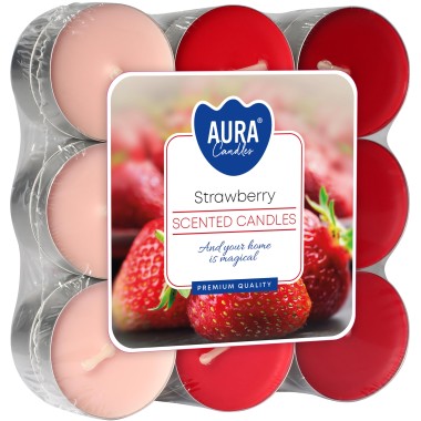 AURA ΚΕΡΙΑ ΡΕΣΩ 18ΤΕΜ (4 ΩΡΕΣ) STRAWBERRY ΚΟΚΚΙΝΟ