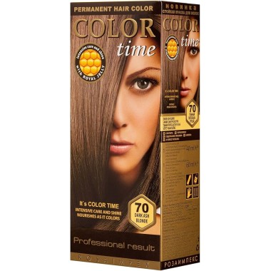 COLOR TIME ΣΕΤ ΒΑΦΗ ΜΑΛΛΙΩΝ Ν.70 ΞΑΝΘΟ ΣΑΝΤΡΕ ΣΚΟΥΡΟ 115ml