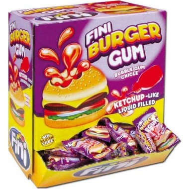 FINI ΖΑΧΑΡΩΤΑ 200ΤΕΜ BURGER GUM KETCHUP LIQUID