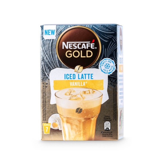 NESCAFE GOLD ICED LATTE VANILLA 105gr (7X15G)