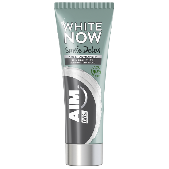 AIM ΟΔΟΝΤΟΚΡΕΜΑ 75ML WHITE NOW SMILE DETOX