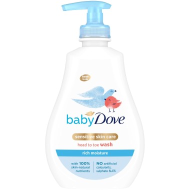 DOVE BABY ΒΡΕΦΙΚΟ ΣΑΜΠΟΥΑΝ-ΑΦΡΟΛΟΥΤΡΟ ΜΕ ΑΝΤΛΙΑ 400ml