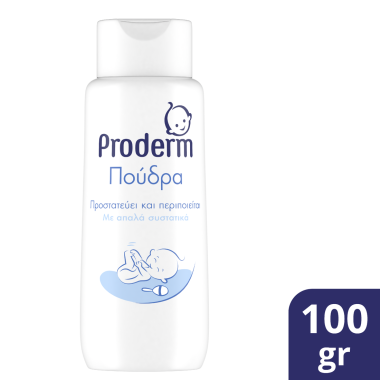 PRODERM ΠΑΙΔΙΚΗ ΠΟΥΔΡΑ (TALC) 100gr