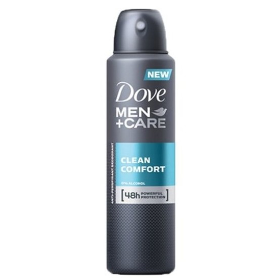 DOVE BODY SPRAY 150ml MEN CLEAN COMFORT