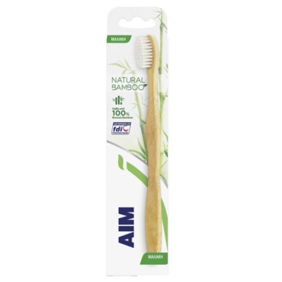 AIM ΟΔΟΝΤΟΒΟΥΡΤΣΑ NATURΑL BAMBOO ECO ΜΑΛΑΚΗ