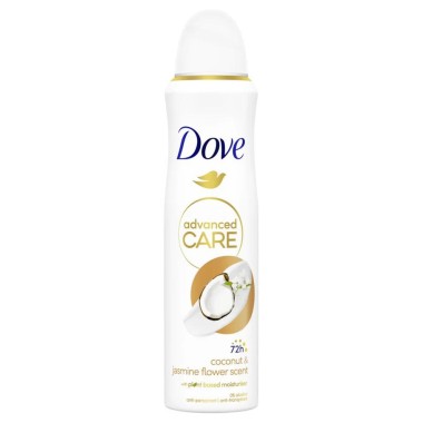 DOVE BODY SPRAY 150ml ADVANCE CARE COCONUT&FLOWER