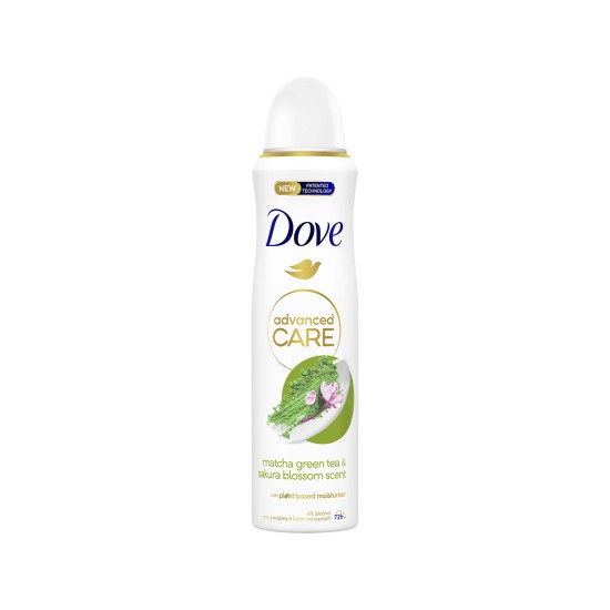DOVE BODY SPRAY 150ml ADVANCE CARE MATCHA GREEN TEA