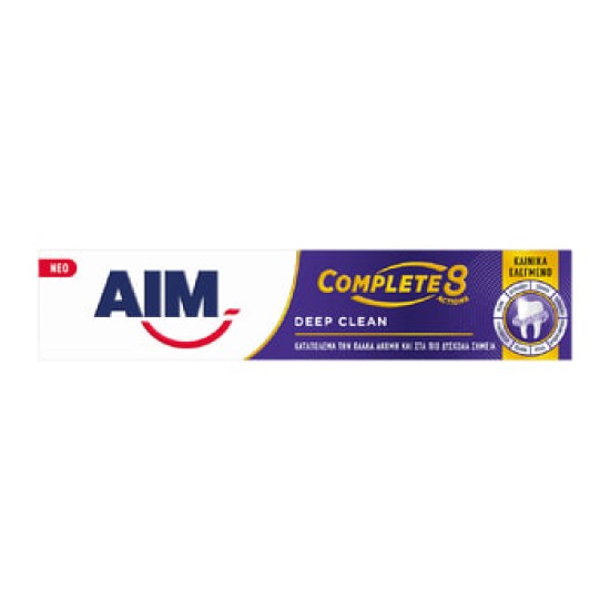 AIM ΟΔΟΝΤΟΚΡΕΜΑ 75ML COMPLETE 8 DEEP CLEAN