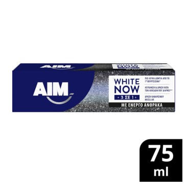 AIM ΟΔΟΝΤΟΚΡΕΜΑ 75ML WHITE NOW 3IN1 WHITE BOOST