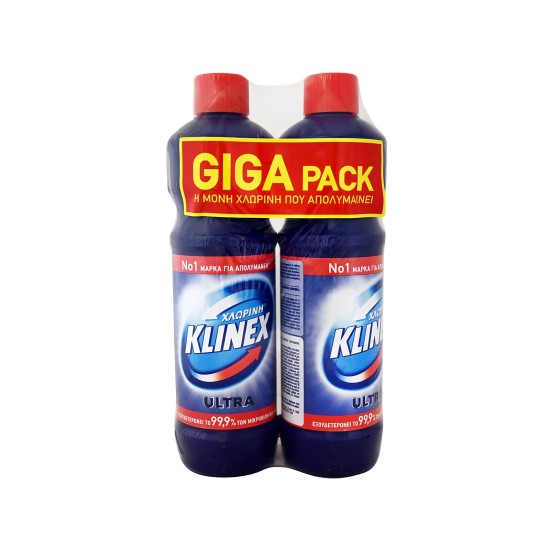 KLINEX ΧΛΩΡΙΝΗ 2TEM ULTRA ΜΠΛΕ 2x750ML