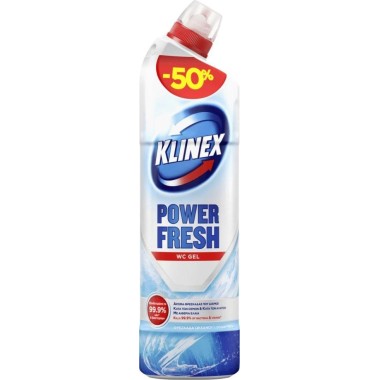 KLINEX ΥΓΡΟ ΤΟΥΑΛΕΤΑΣ 750ml ΦΡΕΣΚΑΔΑ ΩΚΕΑΝΟΥ -50%