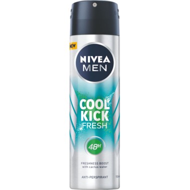 NIVEA BODY SPRAY MEN 150ml FRESH KICK