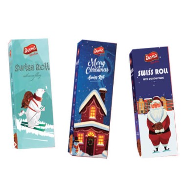 DOMA SWISS ROLL WITH FILLING 200GR ΚΕΙΚ ΣΟΚΟΛΑΤΑ ΜΕ ΓΕΜΙΣΗ ΚΑΚΑΟ (CHRISTMAS