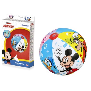 BESTWAY DISNEY MICKEY ΦΟΥΣΚΩΤΗ ΜΠΑΛΑ ΘΑΛΑΣΣΗΣ 2+ ΧΡΟΝΩΝ