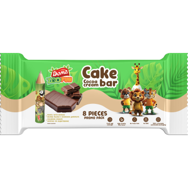 DOMA CAKE BAR 8X32GR ΜΠΑΡΑ ΚΕΙΚ ΣΟΚΟΛΑΤΑΣ ΜΕ ΓΕΜΙΣΗ ΣΟΚΟΛΑΤΑΣ