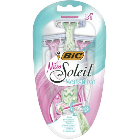 BIC ΞΥΡΑΦΑΚΙΑ MISS SOLEIL 3τεμ. SENSITIVE