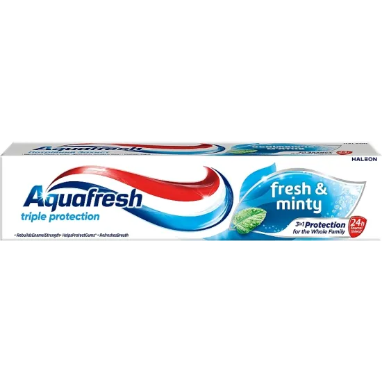 AQUAFRESH 75ml ΟΔΟΝΤΟΚΡΕΜΑ MENTHE FRAICHE (FRESH&MINTY)