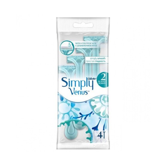 GILLETTE 4 ΞYΡΑΦΑΚΙΑ SIMPLY VENUS ΓΑΛΑΖΙΟ