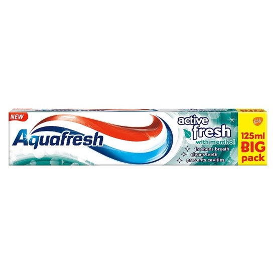 AQUAFRESH 125ml ΟΔΟΝΤΟΚΡΕΜΑ ACTIVE FRESH