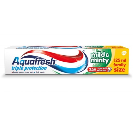 AQUAFRESH 125ml ΟΔΟΝΤΟΚΡΕΜΑ MILD&MINTY