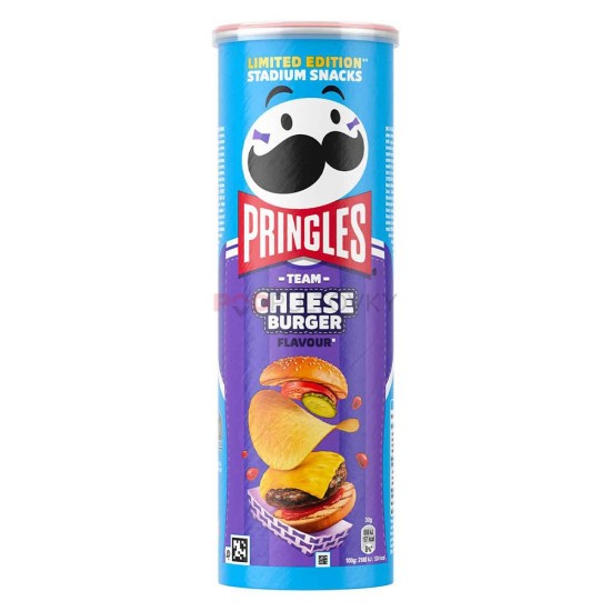 PRINGLES  165gr CHEESE BURGER FLAVOR