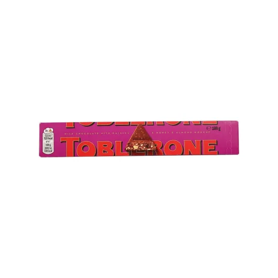 TOBLERONE ΣΟΚΟΛΑΤΑ ΜΕ ΞΥΡΟΥΣ ΚΑΡΠΟΥΣ ΚΑΙ ΦΡΟΥΤΑ 100GR