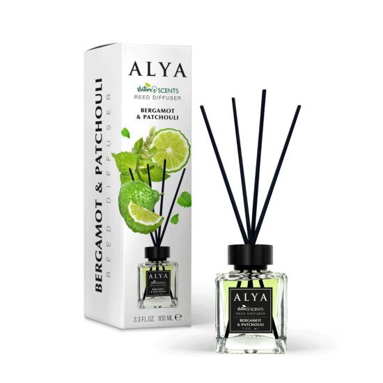 ALYA NATURE'S SCENTS ΑΡΩΜΑΤΙΚΟ ΧΩΡΟΥ ΜΕ ΣΤΙΚ 100ML BERGAMOT&PATCHOULI