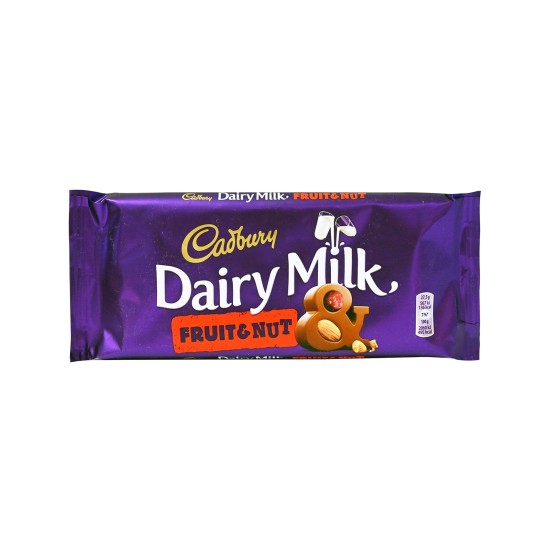 CADBURY 110GR ΜΠΑΡΑ ΣΟΚΟΛΑΤΑΣ ΜΕ ΦΡΟΥΤΑ ΚΑΙ ΑΜΥΓΔΑΛΟ